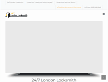 Tablet Screenshot of londonlocksmith24h.co.uk